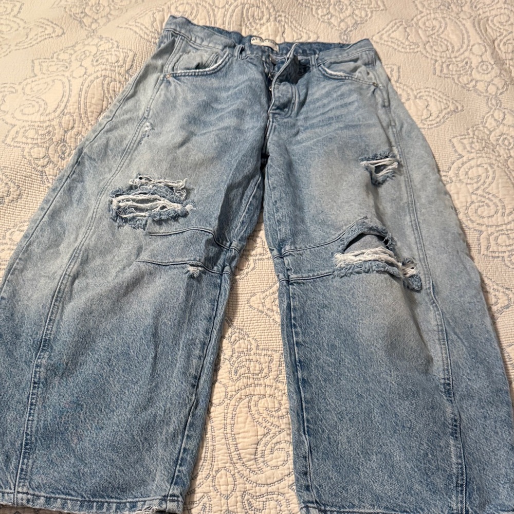 We The Free Light Blue Denim Jeans